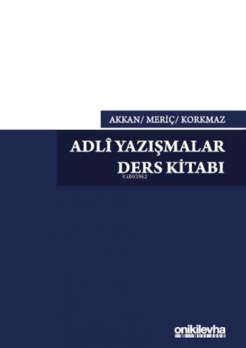Adli Yazışmalar Ders Kitabı  Frontansicht 1