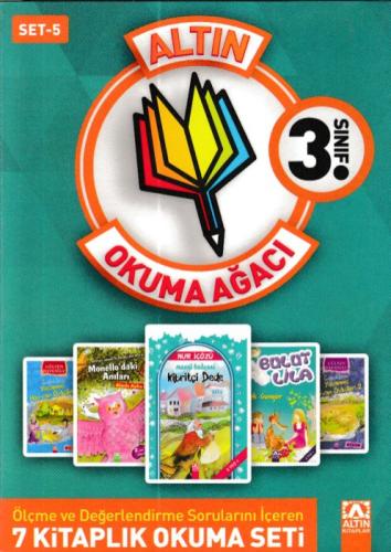 Altın Okuma Ağacı 3. Sınıf Set 5 (Koyu Yeşil Kapak)  Frontansicht 1