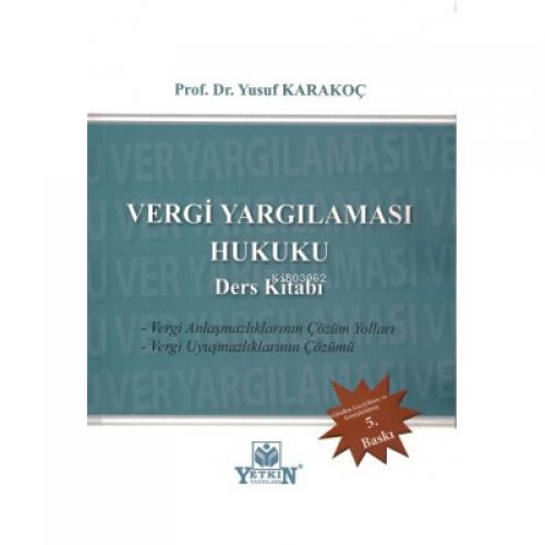 Vergi Yargılaması Hukuku Ders Kitabı  Frontansicht 1