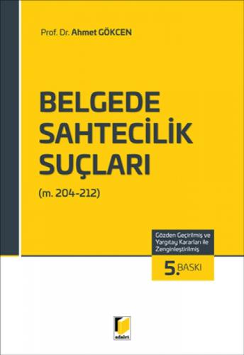Belgede Sahtecilik Suçları (TCK m. 204-212)  Frontansicht 1
