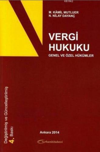 Vergi Hukuku Genel ve Özel Hükümler  Frontansicht 1