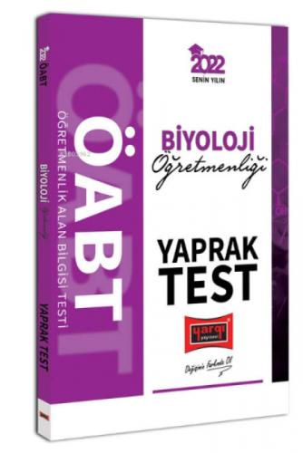 2022 ÖABT Biyoloji Öğretmenliği Yaprak Test  Frontansicht 1