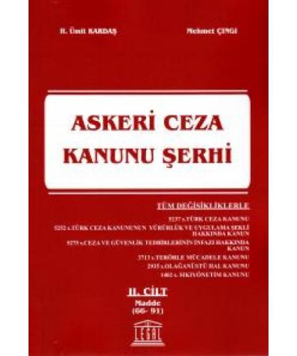 Askeri Ceza Kanunu Şerhi 2. Cilt (Madde 66-91)  Frontansicht 1
