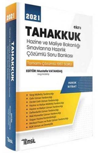 2021 Tahakkuk - Hazine ve Maliye Bakanlığı Sınavlarına Hazırlık Çözümlü Soru Bankası Cilt 1  Frontansicht 1