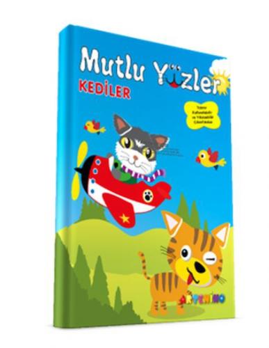 Mutlu Yüzler: Kediler;Tekrar Kullanılabilir ve Yıkanabilir Çıkartmalı Kitap Serisi  Frontansicht 1