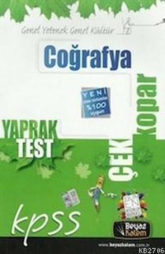 KPSS Coğrafya Çek Kopar Yaprak Test 2015  Frontansicht 1