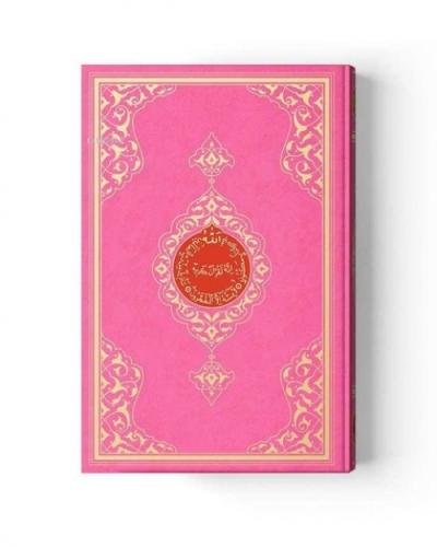 Çanta Boy Renkli Kur'an-ı Kerim (Miklebli, Pembe, Mühürlü, 2 Renkli)  Frontansicht 1
