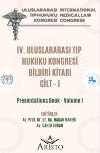 IV. Uluslararası Tıp Hukuku Kongresi Cilt - I  Frontansicht 1