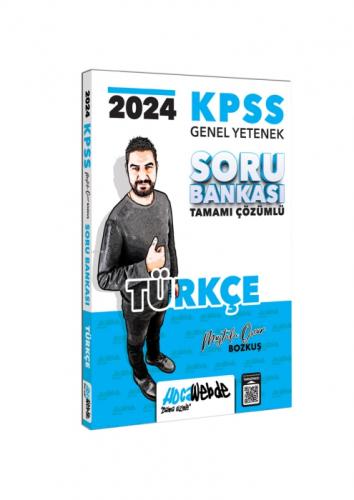 HocaWebde Yayınları 2024 KPSS Genel Yetenek  Türkçe Tamamı Çözümlü Soru Bankası  Frontansicht 1