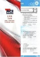 Lys| Tarih; Çek Kopar Yaprak Test  Frontansicht 1