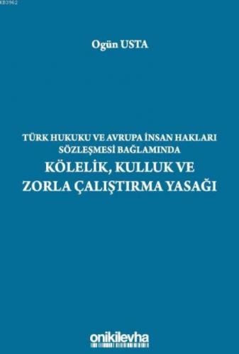 Türk Hukuku ve Avrupa İnsan Hakları Sözleşmesi Bağlamında Kölelik, Kulluk ve Zorla Çalıştırma Yasağı  Frontansicht 1