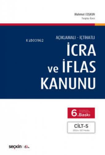 İcra ve İflas Kanunu (5 Cilt)  Frontansicht 1
