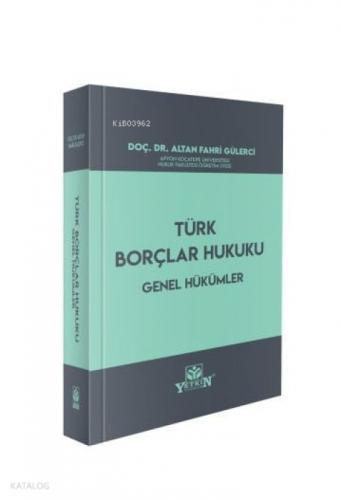 Türk Borçlar Hukuku Genel Hükümler  Frontansicht 1