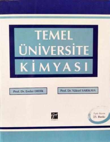 Temel Üniversite Kimyası  Frontansicht 1