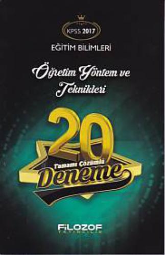 2017 KPSS Eğitim Bilimleri Öğretim Yöntem ve Teknikleri Tamamı  Frontansicht 1