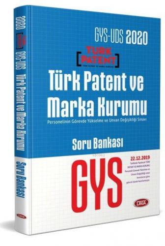 Data Yayınları 2020 GYS Türk Patent ve Marka Kurumu Soru Bankası  Frontansicht 1