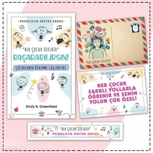 Çocuklarda Öğrenme Güçlükleri - Kartpostal ve Ayraç;Çocuklar İçin Psikolojik Destek Serisi  Frontansicht 1