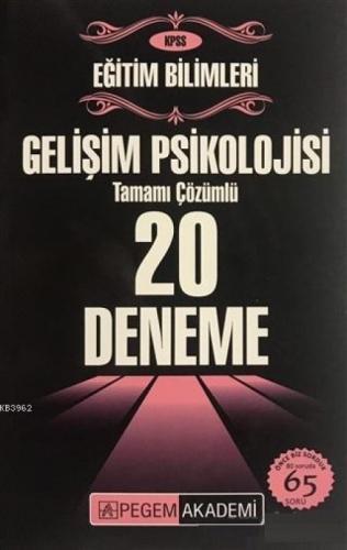 2019 KPSS Eğitim Bilimleri Gelişim Psikolojisi Tamamı  Frontansicht 1