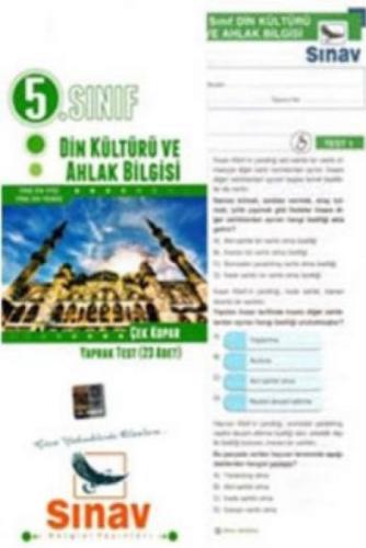 5. Sınıf Din Kültürü ve Ahlak Bilgisi Çek Kopar Yaprak Test (23 Adet)  Frontansicht 1