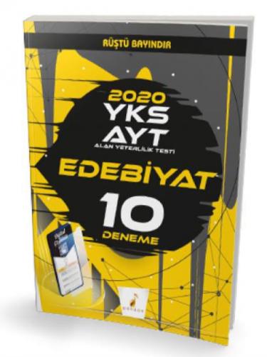 YKS AYT 2020 Edebiyat Dijital Çözümlü 10 Deneme Sınavı  Frontansicht 1