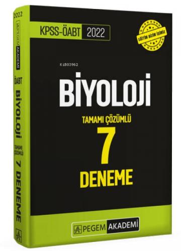 2022 KPSS ÖABT Biyoloji 7 Deneme  Frontansicht 1