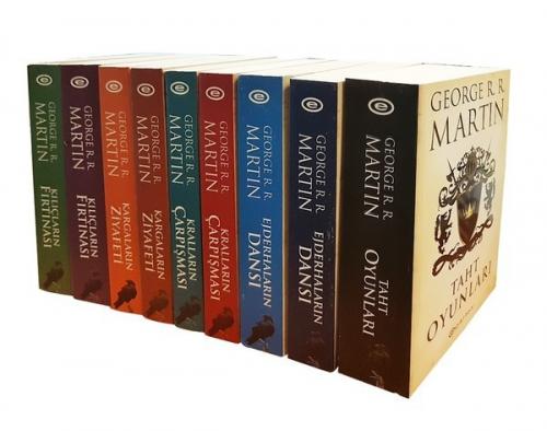 Game Of Thrones Taht Oyunlari  9 Kitap Set Özel Kutulu  Frontansicht 1