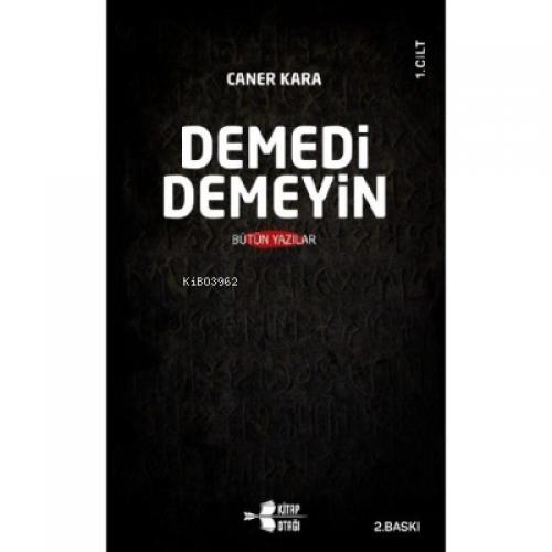 Demedi Demeyin (2 Cilt)  Frontansicht 1