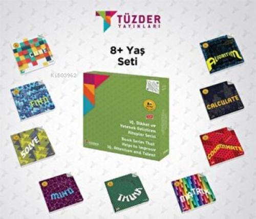 8+ Yaş 9'lu Set;IQ, Dikkat ve Yetenek Geliştiren Kitaplar Serisi  Frontansicht 1