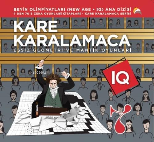 Kare Karalamaca 7  & 7'den 70'e Zeka Oyunları Kitapları Eşsiz Geometri ve Mantık Oyunları  Frontansicht 1