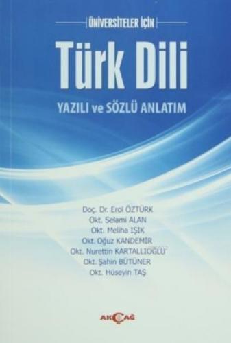 Türk Dili Yazılı ve Sözlü Anlatım  Frontansicht 1