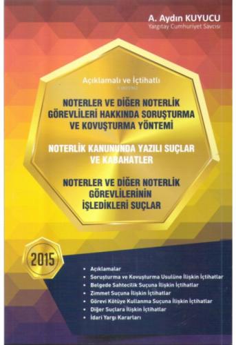 Noterlik Kanununda Yazılı Suçlar ve Kabahatler Noterler ve Diğer Noterlik Görevlilerinin İşledikleri Suçlar;Noterler ve Diğer Noterlik Görevlileri Hakkında Soruşturma ve Kovuşturma Yöntemi  Frontansicht 1