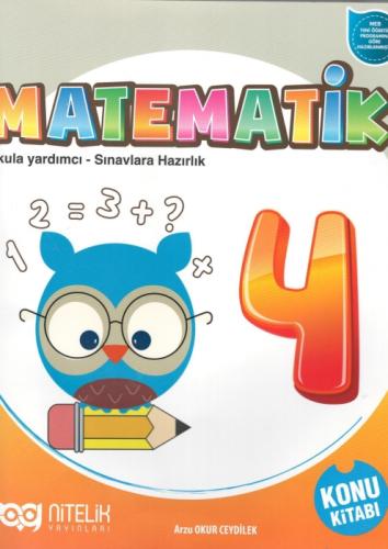 Nitelik Yayınları 4. Sınıf Matematik Konu Kitabı  Frontansicht 1