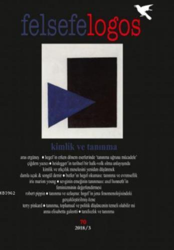 Kimlik ve Tanınma Felsefelogos Sayı:70  Frontansicht 1