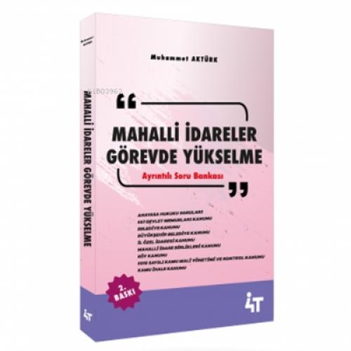 Mahalli İdareler Görevde Yükselme Ayrıntılı Soru Bankası  Frontansicht 1