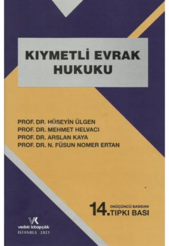 Kıymetli Evrak Hukuku  Frontansicht 1