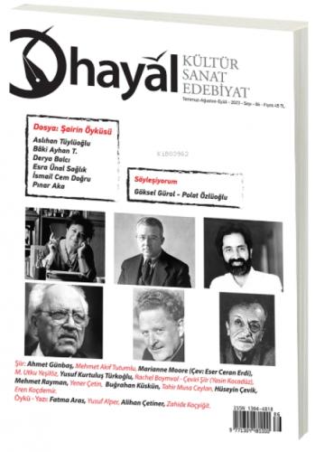 Hayal Kültür Sanat Edebiyat Dergisi Sayı 86  Frontansicht 1