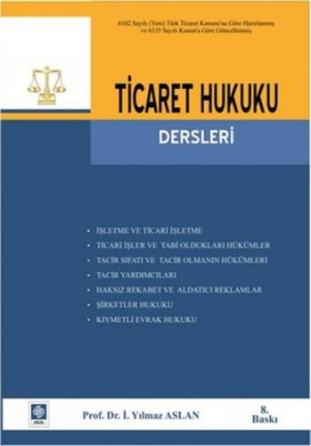 Ticaret Hukuku Dersleri  Frontansicht 1