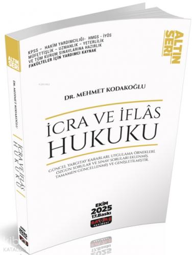 İcra ve İflas Hukuku Konu Anlatımı  Frontansicht 1