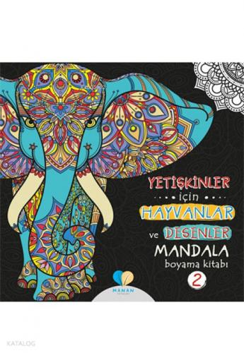 Yetişkinler İçin Hayvanlar Ve Desenler Mandala Boyama Kitabı-2  Frontansicht 1
