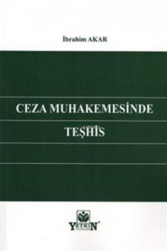 Ceza Muhakemesinde Teşhis  Frontansicht 1