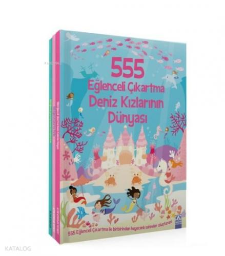 555 Eğlenceli Çıkartma Deniz Kızlarının Dünyası Çıkartma Seti - 3 Kitap Takım  Frontansicht 1