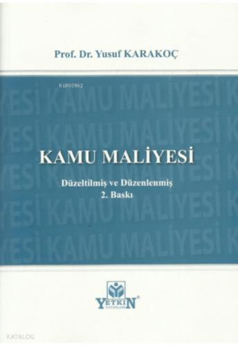 Kamu Maliyesi  Frontansicht 1