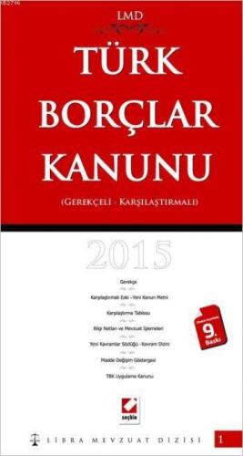 Türk Borçlar Kanunu / Karşılaştırmalı  Frontansicht 1