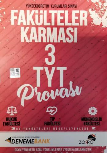 Fakülteler Karması TYT Provası 3 Deneme Sınavı  Frontansicht 1
