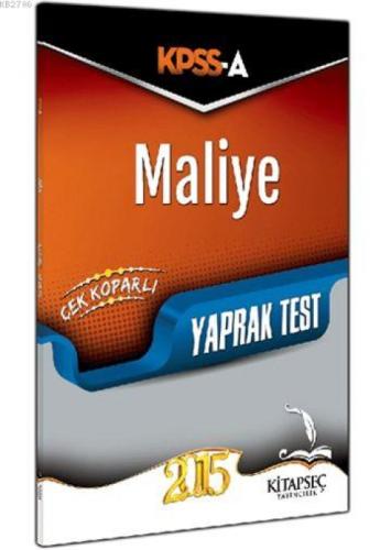 KPSS A Maliye Çek Kopar Yaprak Test 2015  Frontansicht 1