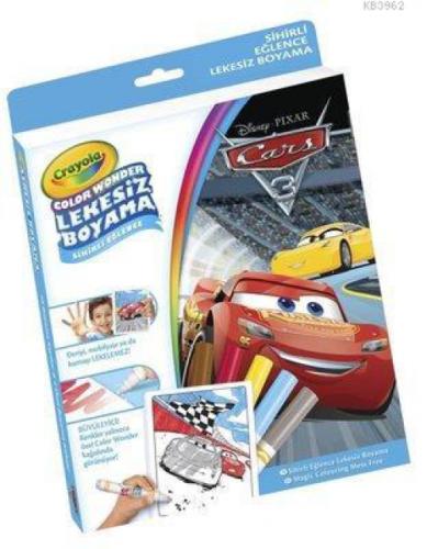 Crayola Color Wonder Arabalar Lekesiz Boyama 12803  Frontansicht 1