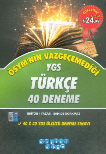 ÖSYM'nin Vazgeçemediği Türkçe 40 Deneme  Frontansicht 1