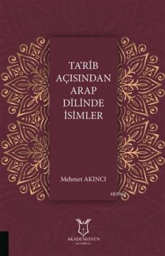 Ta'rib Açısından Arap Dilinde İsimler  Frontansicht 1