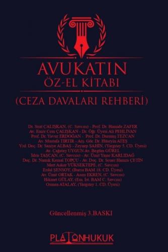 Avukatın Öz-El Kitabı;Ceza Davaları Rehberi  Frontansicht 1