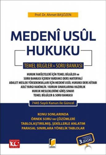 Medeni Usul Hukuku Temel Bilgiler & Soru Bankası  Frontansicht 1